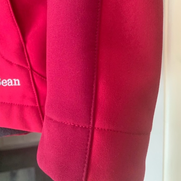 LL BEAN SKI COLD JACKET LINED LARGE RASPBERRY - Picture 6 of 13